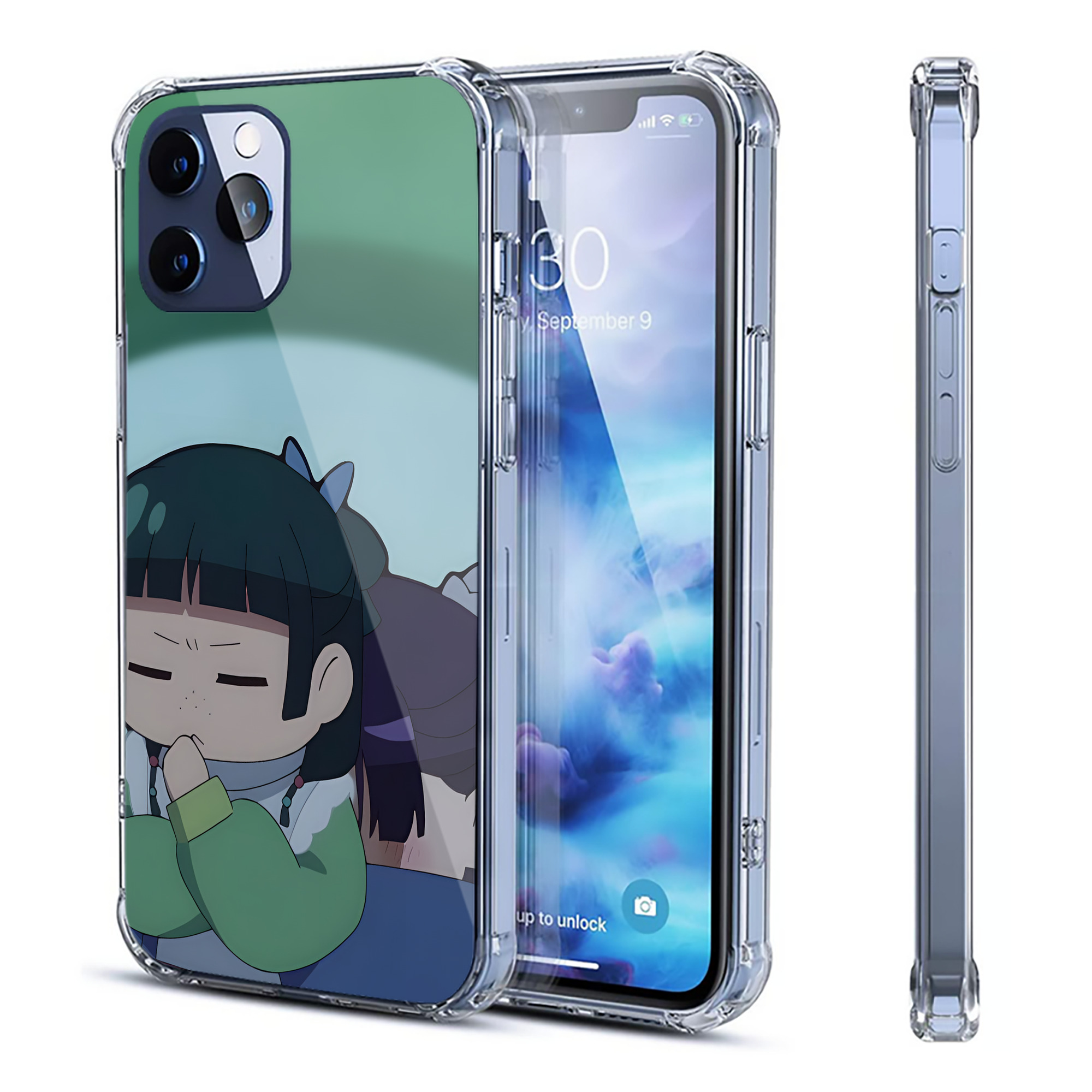 （画像用） 薬屋のひとりごと The Apothecary Diaries 【iPhone 12シリーズ対応】透明スマホケース（クリアソフトケース）